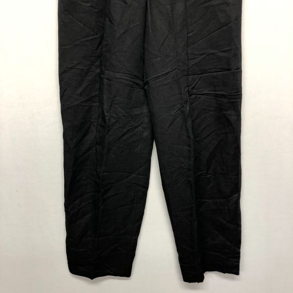 Vintage Isabel Ardee Women Pleated Trouser Dress Pants Size 6 Linen Blend M126 8 - Picture 13 of 16